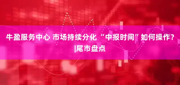 牛盈服务中心 市场持续分化 “中报时间”如何操作?|尾市盘点